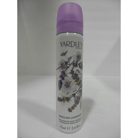 Yardley London for Women Deodorant Body Spray, English Lavender, 2.6 Ounce
