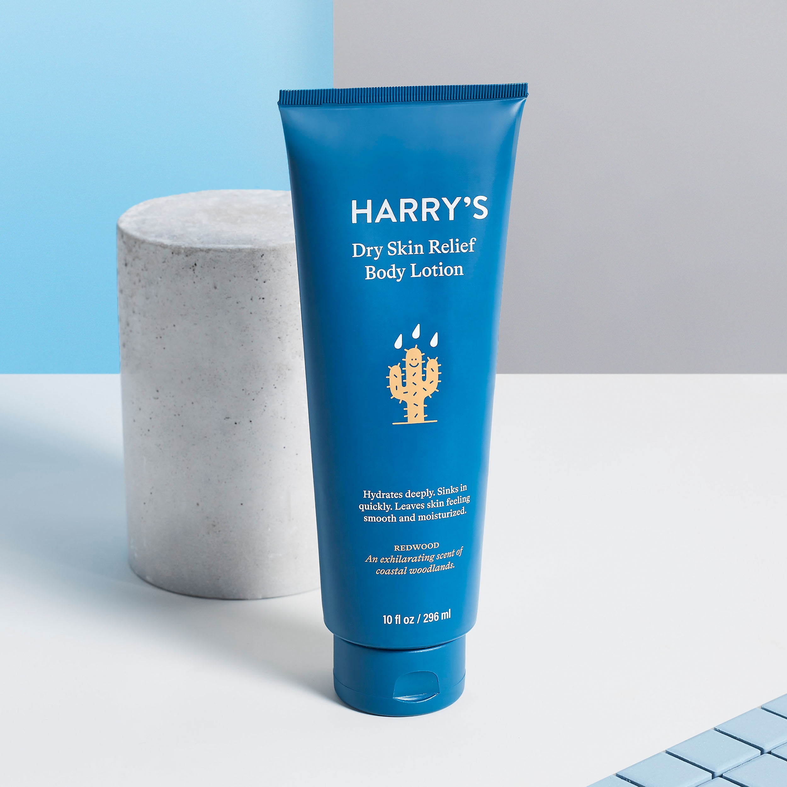 Harry's Men's Dry Skin Relief Body Lotion, Redwood Scent, 10 fl oz