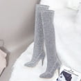 thumbnail image 4 of Tejiojio Fall Clearance Funny Autumn And Winter Fashion Was Thin High-heeled Women's Boots, 4 of 9