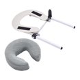 thumbnail image 2 of MERIGLARE Massage Table Face Down Pillow Comfort Practical Premium Face Cradle Cushion Light Gray, 2 of 8