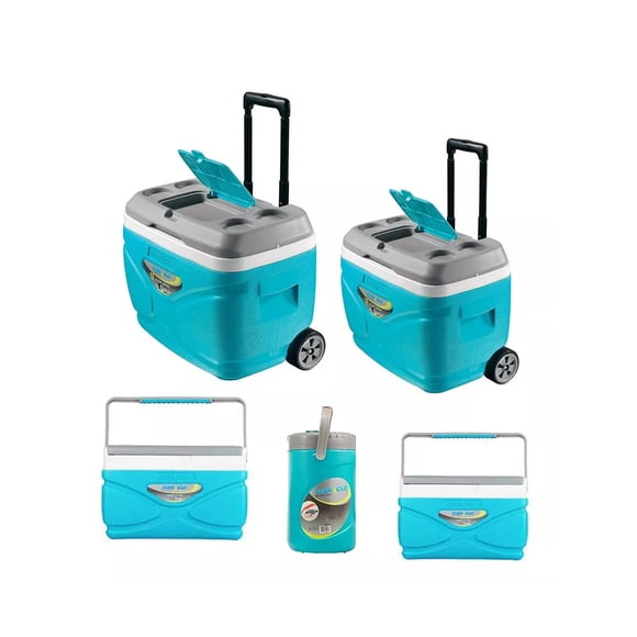 Combo Pinacle 4 Hieleras 65 30 11 Y 4.5lts + Termo 1 Lt AZUL