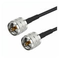 thumbnail image 2 of Cable UHF de cobre de alta calidad para radioaficionados, cable coaxial flexible duradero de baja pérdida con impedancia de 50 ohmios, conector PL-259 resistente al agua para conmutador de antena, 2 of 5