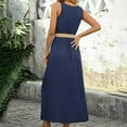 thumbnail image 4 of Njagoc3 Casual Womens Sleeveless A-Line Summer Dress with Simple Design and Lightweight Feel, 4 of 6