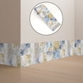 thumbnail image 3 of 2 Rolls Marble Wallpaper Borders for Mirror Frame Border Contact Paper for Bathroom Marble Frame Stickers for Wall Decor Vinyl Waterproof Peel and Stick Wallpaper Border,4"x95", 3 of 7