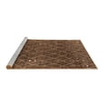 thumbnail image 2 of Ahgly Company Machine Washable Indoor Round Oriental Brown Industrial Area Rugs, 8' Round, 2 of 4