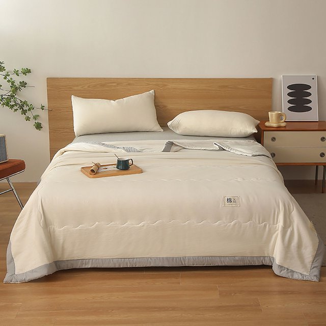 ZTTD Grade A Mother Infant Friendly Summer Air Conditioner Quilt Lightweight & Breathable Blanket Insert Machine Washable Soft & Skin Friendly Material (Without Pillow) Home Textile Products