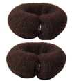 thumbnail image 1 of Fiudx Herramienta para Hacer Moños, Elegante Rollo Moldeador de Cabello, Moño Ligero de Espuma Tipo Dona, Ideal para Fiestas de Yoga, Solución para Peinados Femeninos, Diseño Reutilizable y Fácil de, 1 of 1