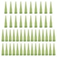 thumbnail image 1 of 50 Pcs 14G Aguja de dispensación de punta roma y cónica de plástico para adhesivos, recarga de líquidos, verde oliva, 1 of 6