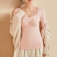 thumbnail image 2 of MIASHUI Women Warm Underwear&nbsp;Thermal Underwear&nbsp;Long Sleeve Base Layer Breastfeeding Nursing Bra OnePiece Warm Underwear Pink,XL, 2 of 6