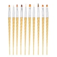 thumbnail image 1 of 10pcs / set Nail Art Brush Kit Nail Art Tips UV Gel Nail Builder Brush Painting Drawing Pen Brush CACAGOO Cepillos del arte del clavo, 1 of 7