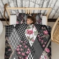 thumbnail image 3 of Pioneer Flower Duvet Cover and Pillowcase Set for Single Bedding, Bedroom Accessories for Kids Teens, 3 of 5