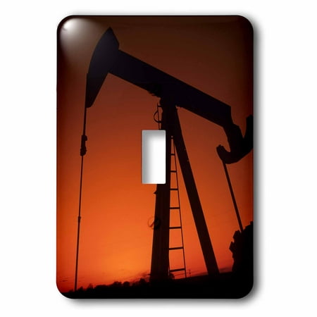 3dRose Industry, Oil rig, Tulsa, Oklahoma - US37 BBA0002 - Bill Bachmann, Single Toggle Switch