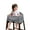 Gray, variant on Solfres Dual-Belt High Chair Cover, Baby High Chair Cover, Upgrade Version, for Wooden or Restaurant High Chair, Sturdy and Robust Material, Gray Rainbow