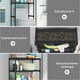 thumbnail image 3 of Mueble Organizador Baño DOSYU Rack Estante Sanitario Taza Repisa Color Negro 3 niveles, 3 of 5