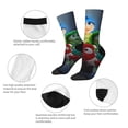 thumbnail image 6 of Lsque inside out 2 Printed Men's Crew Socks, Soft Durable Breathable Moisture-Wicking with Odor Control Cotton socks, 6 of 7