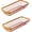 Orange, variant on XIMEI Kitchen Drawer Organizer, Stainless Steel Metal Cabinet Storage Basket for Silverware/Utensil, Pack of 2