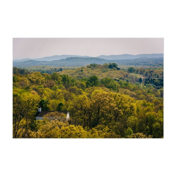 Spring in Waynesboro - Virginia Photography Unframed Wall Art Print 5 x 7 inches