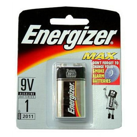 Energizer Max 9V - 60 Case Pack (60 Packages of 1 Pack Retail) FREE SHIPPING!
