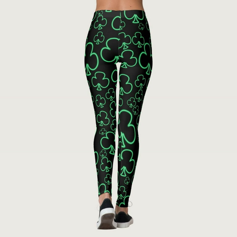 Womens Compression Leggings Tights Breathable Casual Pants Easter Print  Sports Fitness Running Leggings For Women