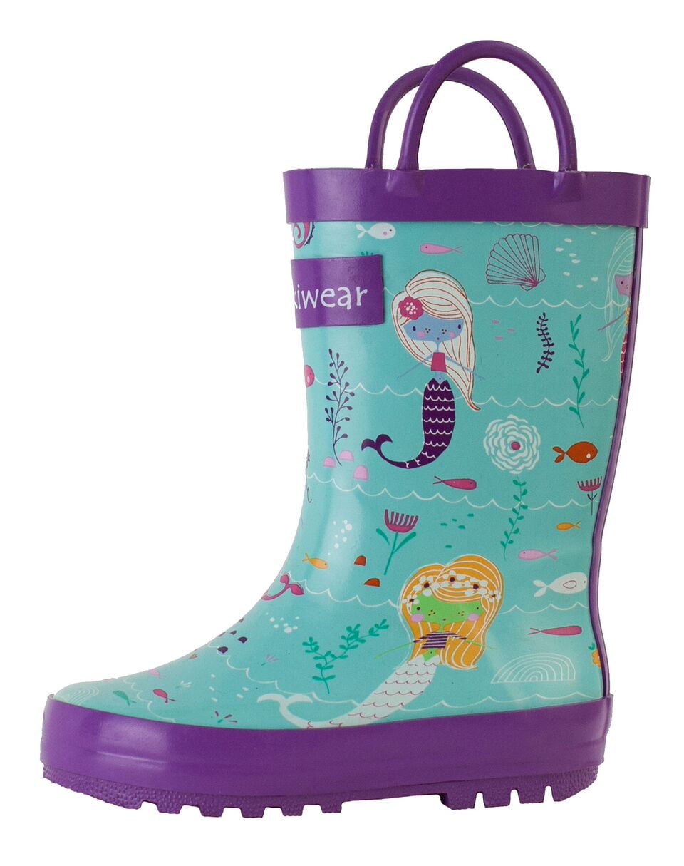 Oakiwear Kids Rain Boots For Boys Girls 