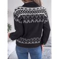 thumbnail image 5 of Women'S Sweaters Pullover Casual Long Sleeve Warm Sweaters Jumper Tops Fuzzy Knit Chunky Oversized Sweater Black L, 5 of 9