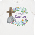 thumbnail image 4 of Inktastic It's My 1st Easter with Cross and Flowers Boys or Girls Toddler T-Shirt, 4 of 5