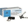 Sparco Mini Binder Clip 9/16"Wide 1/4" Capacity 12/BX Black 02300