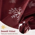 thumbnail image 4 of Cortinas Beauoop de terciopelo rojo navideño, 160 x 160 cm, 2 paneles, 4 of 9