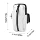 thumbnail image 3 of Bolsa de brazo para teléfono para correr, equipo deportivo para exteriores, correa de muñeca impermeable de 6,7 pulgadas con banda fluorescente para correr y hacer senderismo con manos, 3 of 9