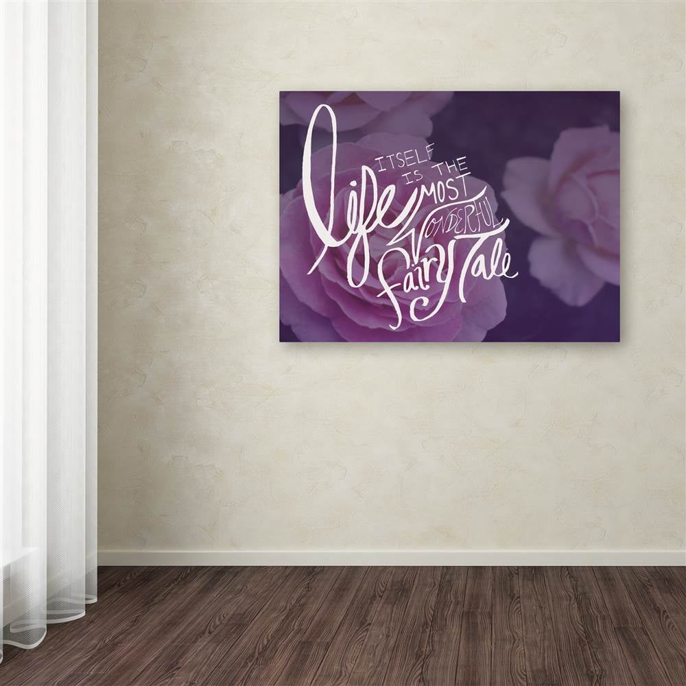Trademark Fine Art "Fairy Tale II" Canvas Art by Leah Flores