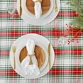 thumbnail image 5 of Tartan Plaid Collection Holiday Dining Table & Kitchen Décor, Rectangle Christmas Tablecloth, 60x84, Red, Green & White, 5 of 6