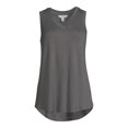 thumbnail image 5 of Time and Tru Women's Textured Tunic Top, Sizes XS-3XL, 5 of 5