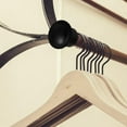 thumbnail image 4 of AURARMLET Curtain Finials Ends Only Black PP 4Pcs, 4 of 8