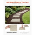 thumbnail image 4 of KFFKFF Garden Stepping Stones, 16 Pieces 15.5 x 15.5 in, Durable Plastic Pathway Pavers with Stakes, Weather-Resistant Design for Outdoor Walkways, Smooth Finish, Ideal for Lawn, Patio, 4 of 9