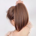 thumbnail image 5 of Female Short Ponytail Wig with Clip Charming Stylish Hair Extensions for Role Playing, 5 of 5