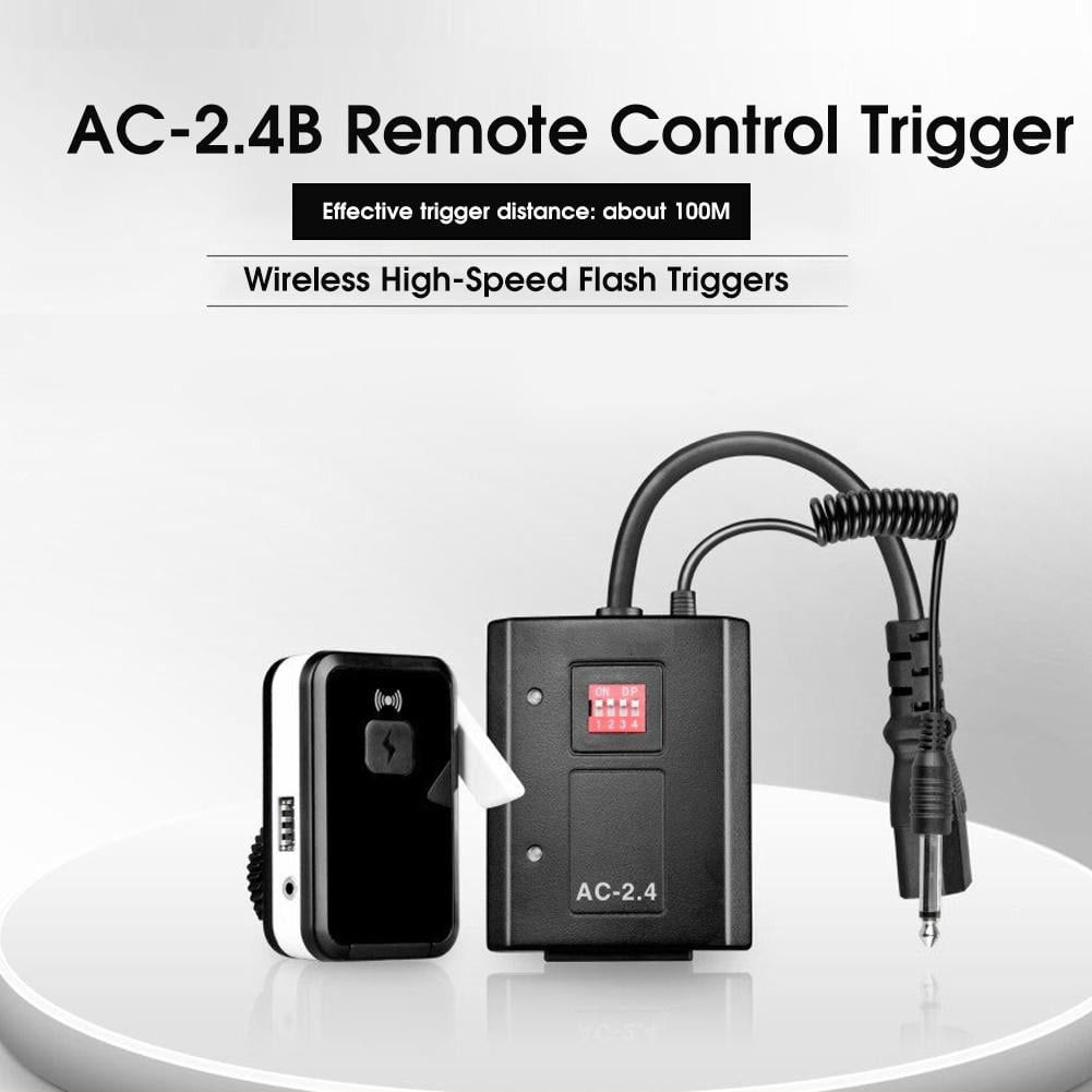 NiceFoto AC-2.4A Plastic Remote Control Trigger Anti-Interference Support Synchronous Speed 1/320S Wireless Flash Black NiceFoto AC-2.4A Plastic Remote Control Trigger Anti-Interference Support Synchronous Speed 1/320S Wireless Flash Black