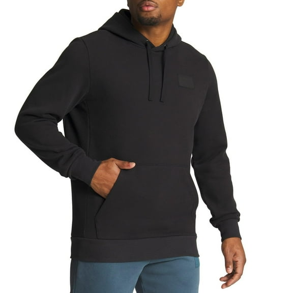 PUMA Men's Pullover Regular Fit Kangaroo Pocket Hoodie (Black,X-Large)