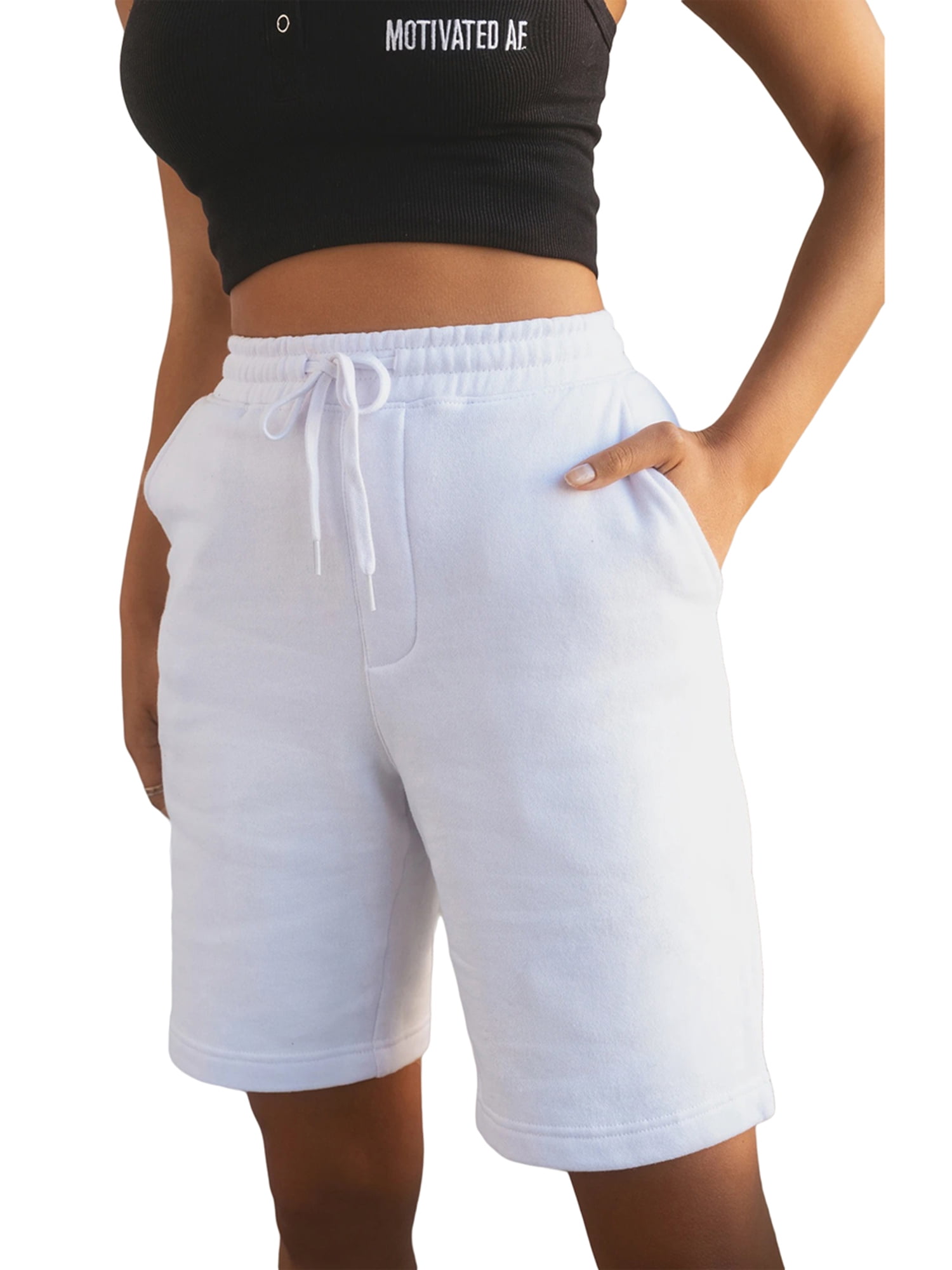 Awoscut Women Summer High Waist Jogger Shorts Casual Athletic Workout  Clothes - Walmart.com
