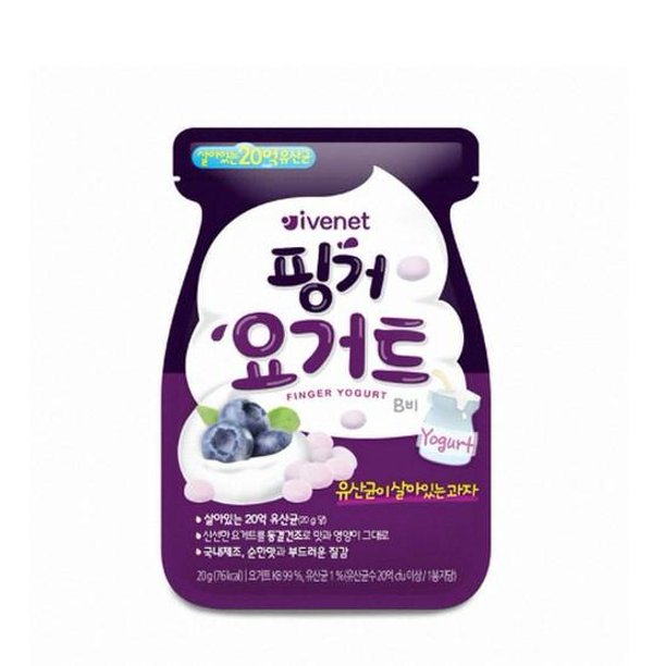 Ivenet Bebe Finger Yogurt Snack Blueberry g Walmart Com Walmart Com