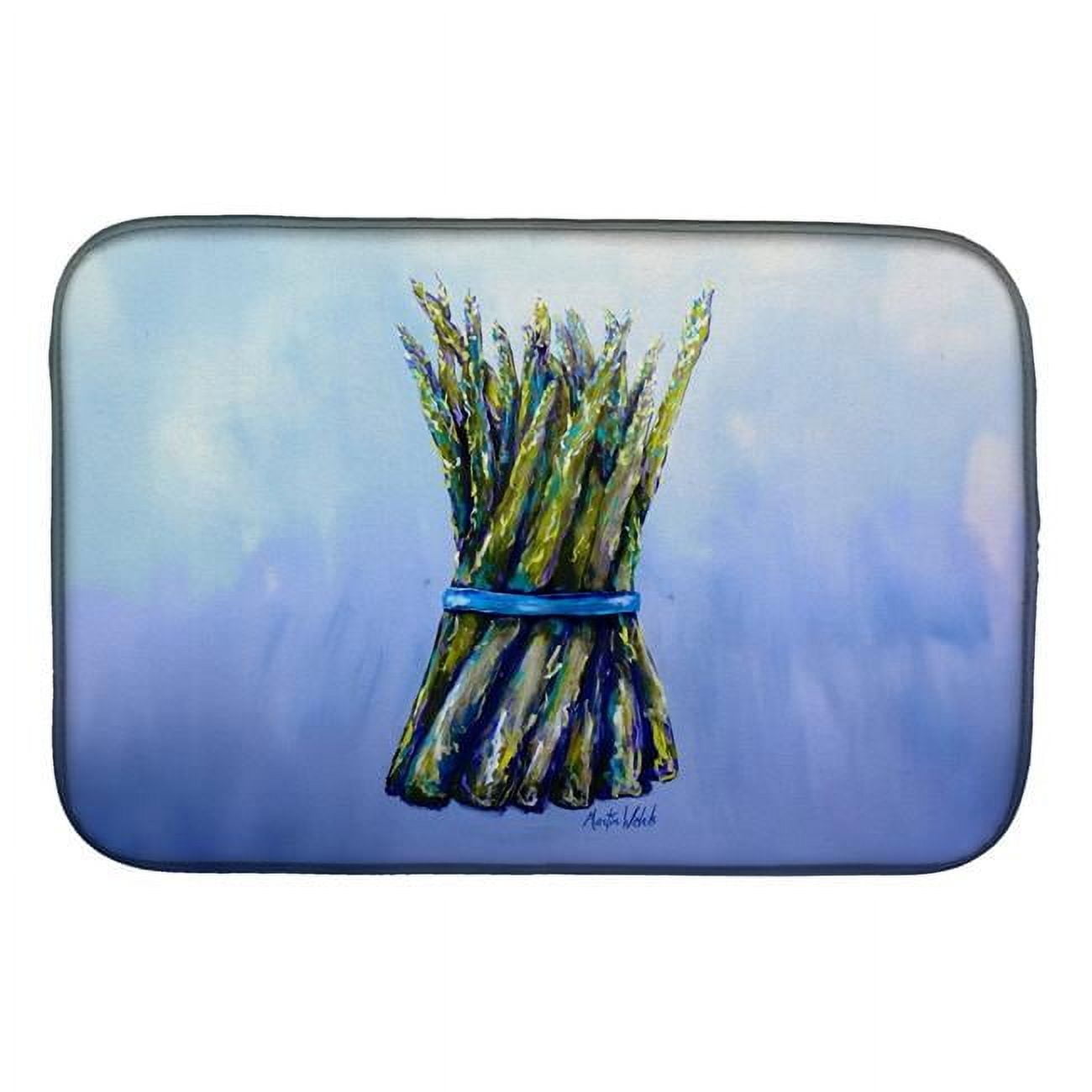 Fresh Bunch Asparagus Dish Drying Mat 14 in x 21 in