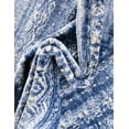 thumbnail image 4 of Unique Loom Helios Collection Area Rug - Sardinia (2' 2" x 6' 1" Runner Navy Blue/Blue), 4 of 7