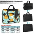 thumbnail image 2 of ZICANCN Laptop Case 15.6 inch, Tropical Orange Pineapple Work Shoulder Messenger Business Bag for Women and Men, 2 of 7