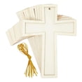 thumbnail image 4 of HOMYL 10 Pieces Cross Charms Small Blank Wooden Crosses for Party Favors DIY Craft, 4 of 7