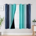 thumbnail image 1 of Cortina Estelar Textiler Ombre azul marino turquesa 107 x 137 cm, 1 of 9