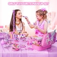 thumbnail image 2 of Kit de maquillaje Beayuck Kids con funda Flying Horse para niños de 3 a 13 años, 2 of 7