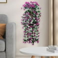 thumbnail image 5 of Deeceymbur Realistic Lily Flower Garland Multicolor Wedding Arch Wall Hanging Decor, 5 of 6