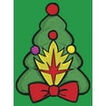 thumbnail image 2 of Junior's Guardians of the Galaxy Holiday Special Shield Christmas Tree  Graphic Tee Kelly Green Medium, 2 of 3
