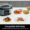 thumbnail image 5 of Steam and Roast  - Compatible with Ninja Foodi Possible Cooker Pro 8.5 Quart MC1001 MC1000 MC1010 Series,Stainless Steel Crock Pot Slow Cooker Accessories, 5 of 7