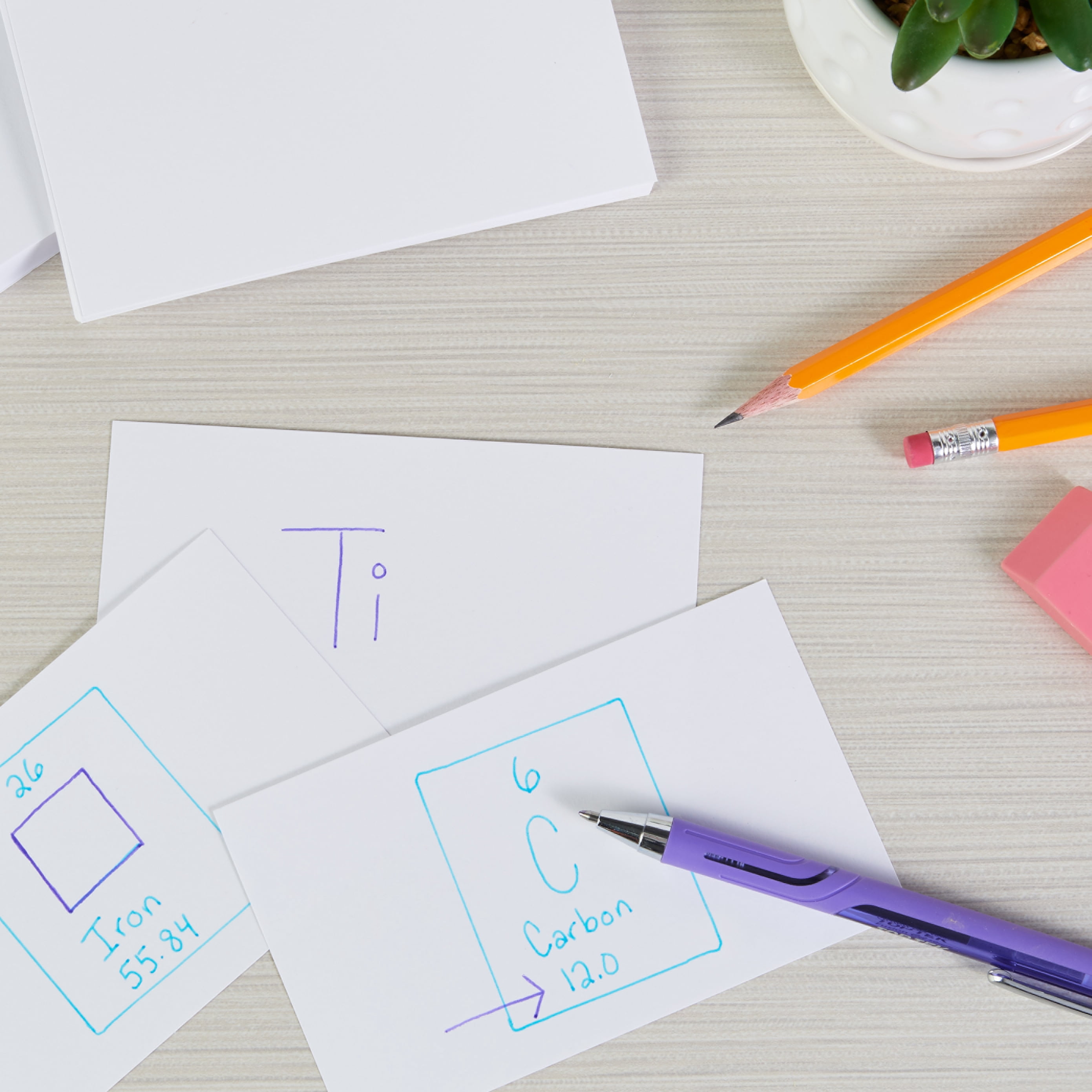 Blank Index Cards 5x8 Pen+Gear Ruled Index Cards - 3x5 Inch White ...