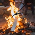 thumbnail image 3 of STRANDCHIC Black Steel Fireplace Poker - Portable, Fire Pit Tool for Home and Outdoor Use, 3 of 6